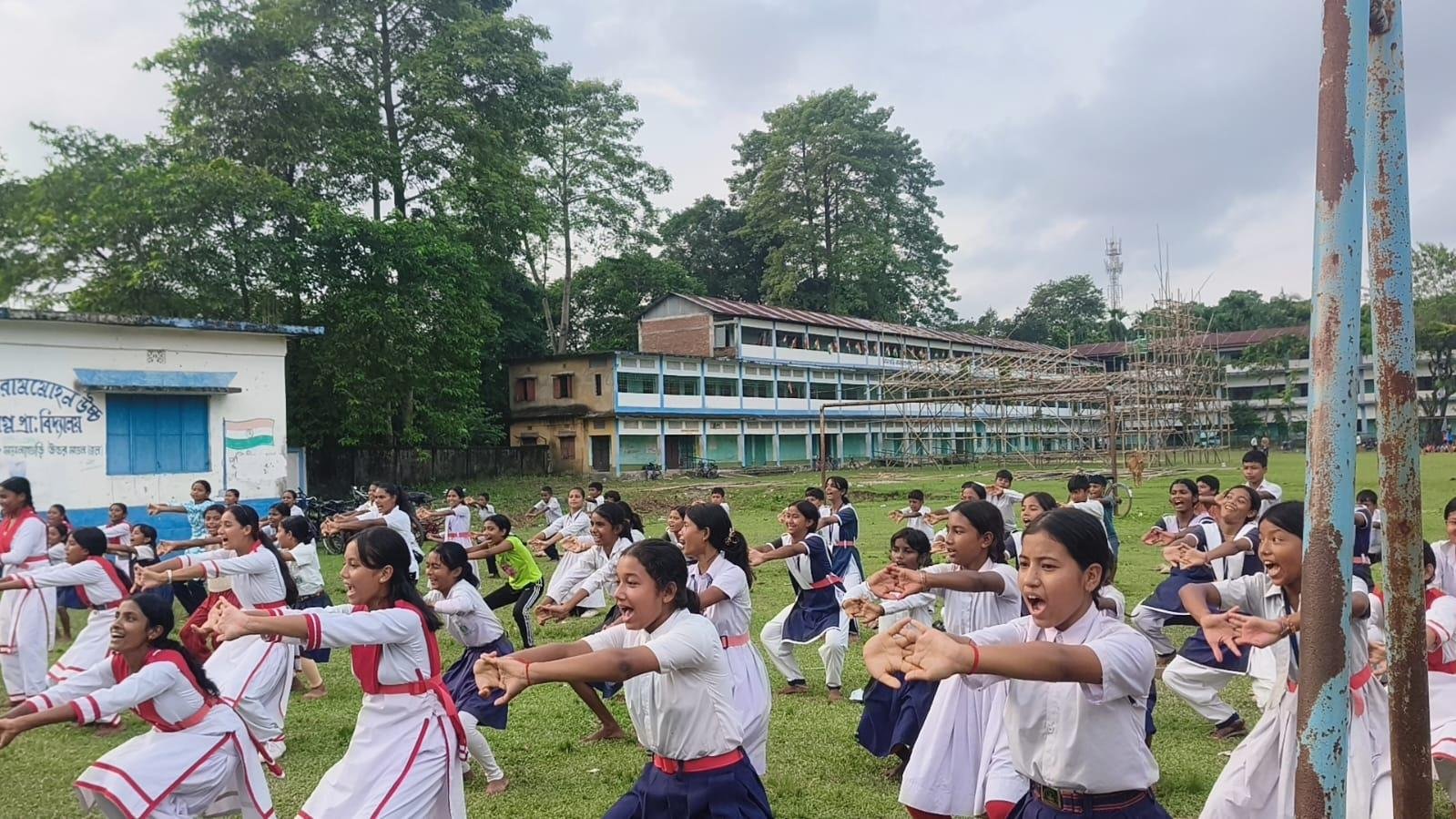 2nd day Taekwondo training centre- Maynaguri